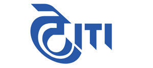 Blue ITI Limited logo with stylized circular emblem.