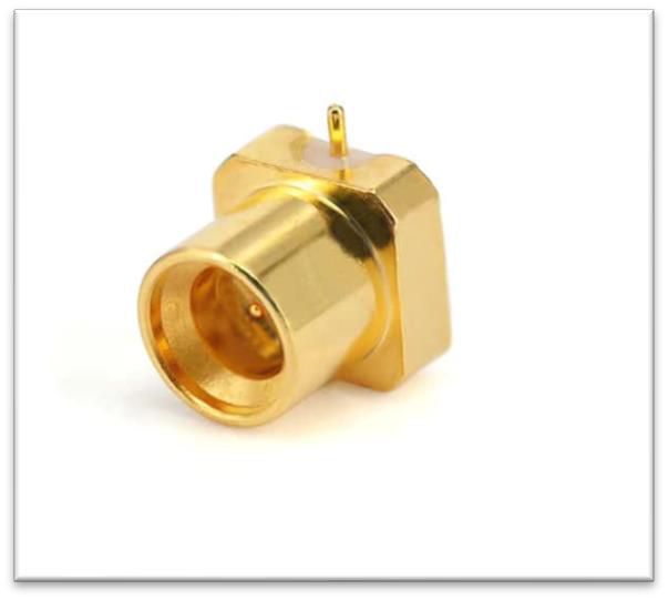Mini SMP Male Surface Mount PCB Connector
