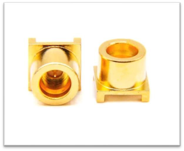 SMP(GPO) Male Straight Surface Mount PCB Connector