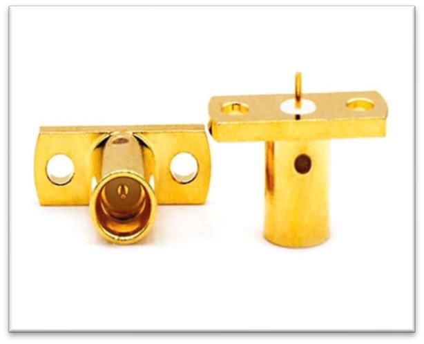 SMP(GPO) Male Terminal Connector 2-hole Flange